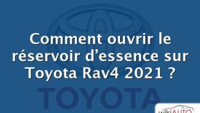 Comment ouvrir le réservoir d’essence sur Toyota Rav4 2021 ?