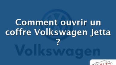 Comment ouvrir un coffre Volkswagen Jetta ?