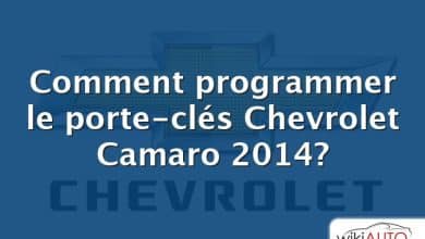 Comment programmer le porte-clés Chevrolet Camaro 2014?