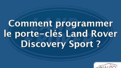 Comment programmer le porte-clés Land Rover Discovery Sport ?