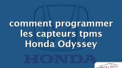 comment programmer les capteurs tpms Honda Odyssey