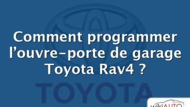 Comment programmer l’ouvre-porte de garage Toyota Rav4 ?