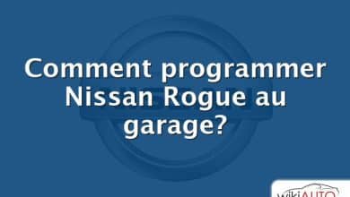 Comment programmer Nissan Rogue au garage?