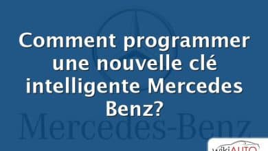 Comment programmer une nouvelle clé intelligente Mercedes Benz?