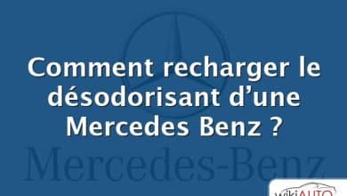 Comment recharger le désodorisant d’une Mercedes Benz ?