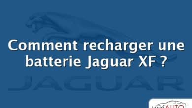 Comment recharger une batterie Jaguar XF ?