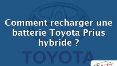Comment recharger une batterie Toyota Prius hybride ?