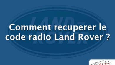 Comment recuperer le code radio Land Rover ?