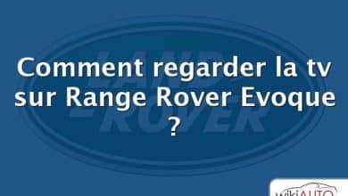 Comment regarder la tv sur Range Rover Evoque ?