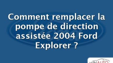 Comment remplacer la pompe de direction assistée 2004 Ford Explorer ?