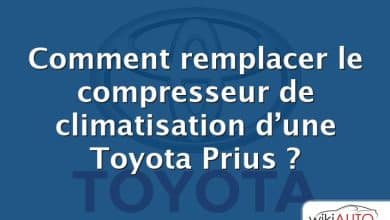 Comment remplacer le compresseur de climatisation d’une Toyota Prius ?