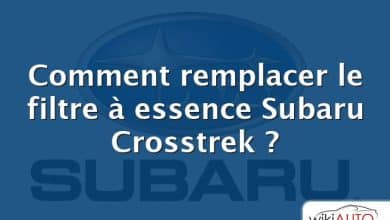 Comment remplacer le filtre à essence Subaru Crosstrek ?
