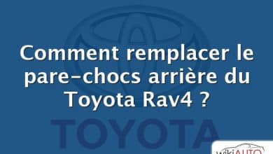 Comment remplacer le pare-chocs arrière du Toyota Rav4 ?