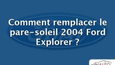 Comment remplacer le pare-soleil 2004 Ford Explorer ?