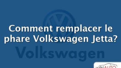 Comment remplacer le phare Volkswagen Jetta?