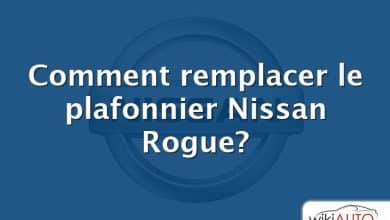 Comment remplacer le plafonnier Nissan Rogue?