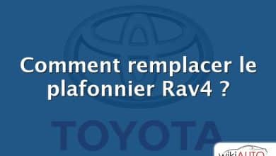 Comment remplacer le plafonnier Rav4 ?