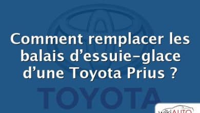 Comment remplacer les balais d’essuie-glace d’une Toyota Prius ?