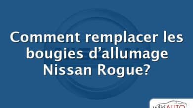 Comment remplacer les bougies d’allumage Nissan Rogue?