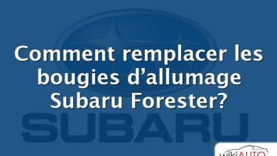 Comment remplacer les bougies d’allumage Subaru Forester?