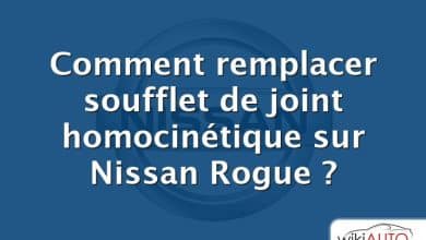 Comment remplacer soufflet de joint homocinétique sur Nissan Rogue ?