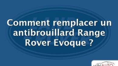 Comment remplacer un antibrouillard Range Rover Evoque ?