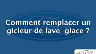 Comment remplacer un gicleur de lave-glace ?