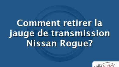 Comment retirer la jauge de transmission Nissan Rogue?