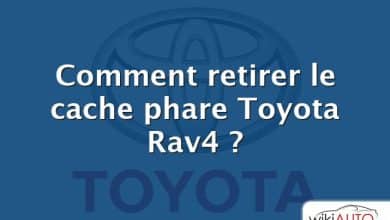 Comment retirer le cache phare Toyota Rav4 ?