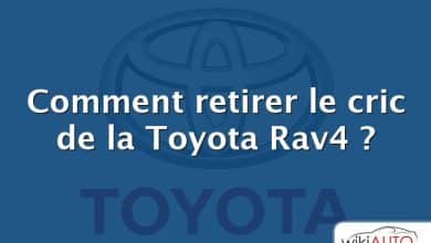 Comment retirer le cric de la Toyota Rav4 ?