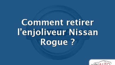 Comment retirer l’enjoliveur Nissan Rogue ?