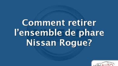 Comment retirer l’ensemble de phare Nissan Rogue?