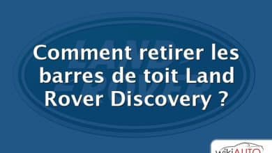 Comment retirer les barres de toit Land Rover Discovery ?