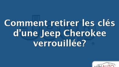 Comment retirer les clés d’une Jeep Cherokee verrouillée?