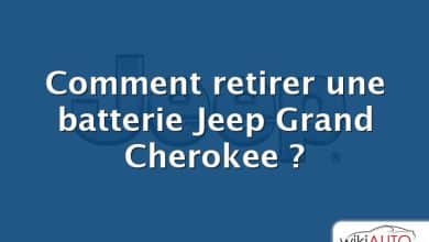 Comment retirer une batterie Jeep Grand Cherokee ?