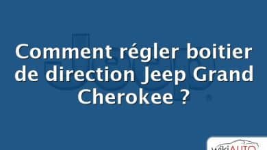 Comment régler boitier de direction Jeep Grand Cherokee ?