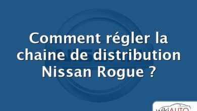 Comment régler la chaine de distribution Nissan Rogue ?