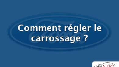 Comment régler le carrossage ?