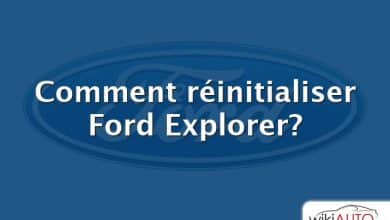 Comment réinitialiser Ford Explorer?