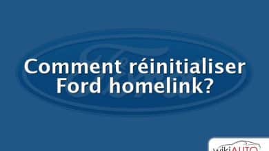 Comment réinitialiser Ford homelink?