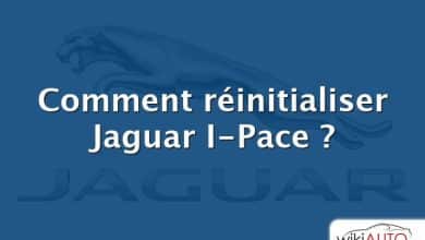 Comment réinitialiser Jaguar I-Pace ?
