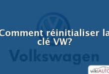 Comment réinitialiser la clé VW?