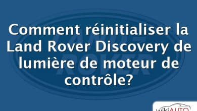 Comment réinitialiser la Land Rover Discovery de lumière de moteur de contrôle?