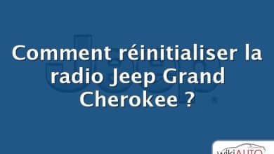 Comment réinitialiser la radio Jeep Grand Cherokee ?