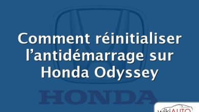 Comment réinitialiser l’antidémarrage sur Honda Odyssey