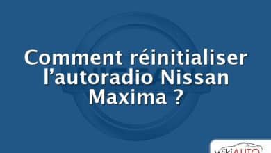 Comment réinitialiser l’autoradio Nissan Maxima ?