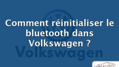 Comment réinitialiser le bluetooth dans Volkswagen ?