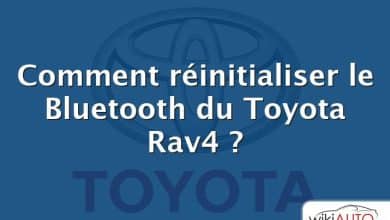 Comment réinitialiser le Bluetooth du Toyota Rav4 ?