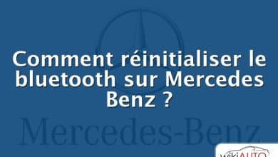 Comment réinitialiser le bluetooth sur Mercedes Benz ?