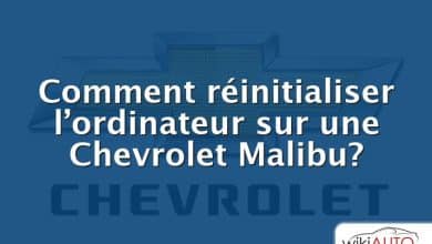 Comment réinitialiser l’ordinateur sur une Chevrolet Malibu?